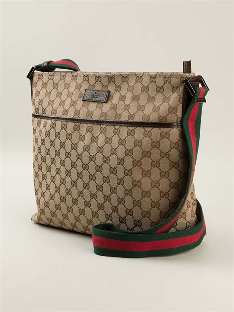 cross shoulder bags gucci|gucci crossbody with thick strap.